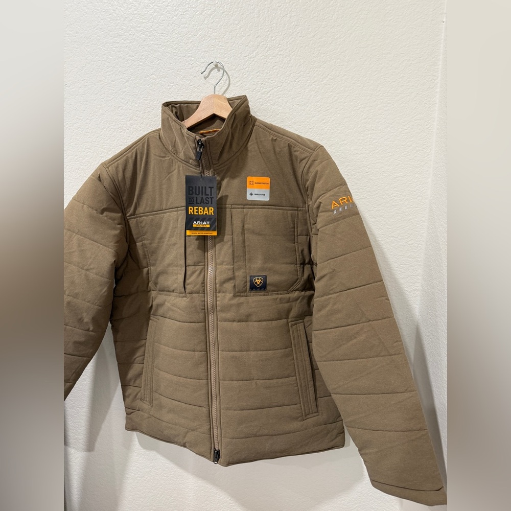 LAST ONE - Ariat Rebar Water-Resistant Insulated Jacket - Size L (NWT) - Picture 2 of 12
